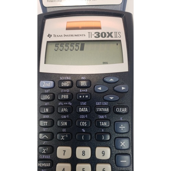Texas Instrument TI-30X IIS Scientific Calculator TI-30XIIS Solar with Cover - Picture 2 of 6